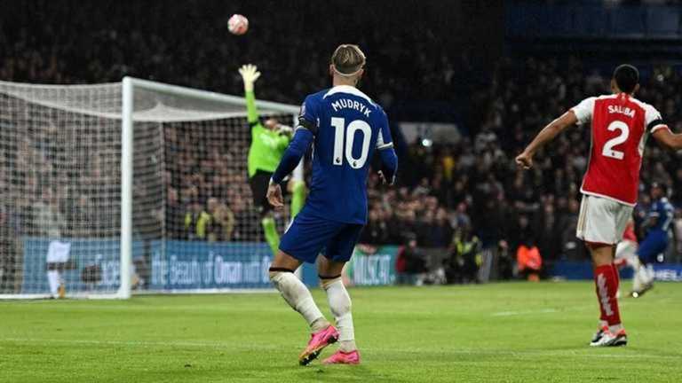 Михаил Мудрик / фото EPA-EFE/DANIEL HAMBURY Михаил Мудрик / фото EPA-EFE/DANIEL HAMBURY