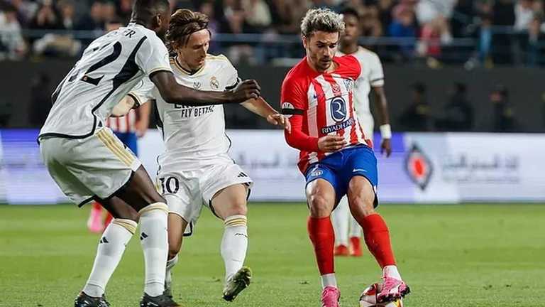 Рюдигер, Модрич и Гризманн / Фото EFE Рюдигер, Модрич и Гризманн / Фото EFE