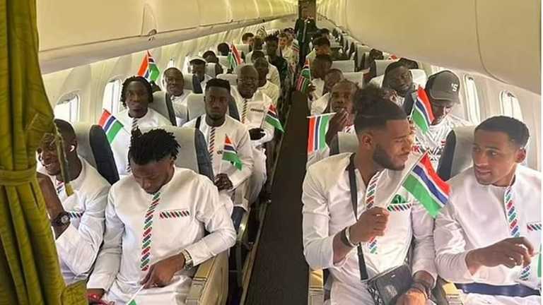 Игроки сборной Гамбии / Фото Facebook