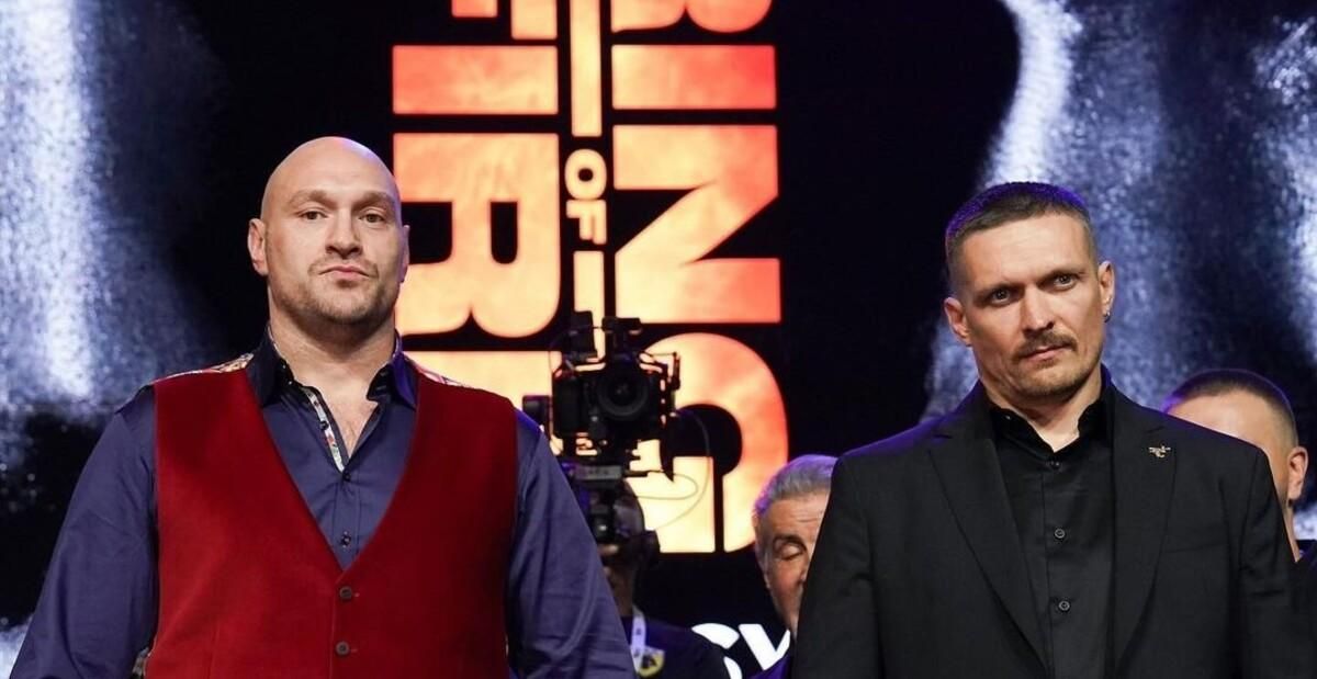 Тайсон Ф’юрі та Олександр Усик / Фото Instagram tysonfury