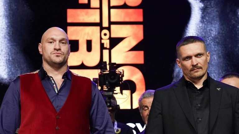 Тайсон Ф’юрі та Олександр Усик / Фото Instagram tysonfury Тайсон Ф’юрі та Олександр Усик / Фото Instagram tysonfury