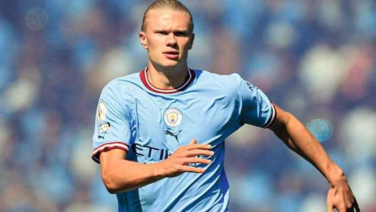 Эрлинг Холланд / Фото Sipa USA/Alamy Stock Photo Эрлинг Холланд / Фото Sipa USA/Alamy Stock Photo