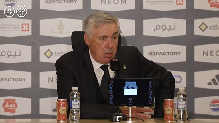 Карло Анчелотти / Скриншот пресс-конференции Карло Анчелотти / Скриншот пресс-конференции