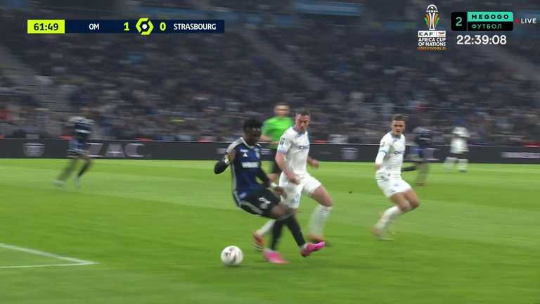 Марсель – Страсбур / скріншот трансляції Марсель – Страсбур / скріншот трансляції