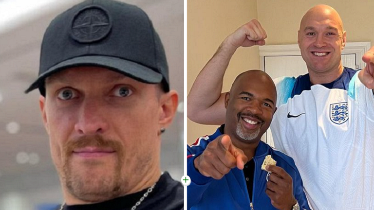 Олександр Усик, Шухар Хілл Стюард і Тайсон Ф'юрі Олександр Усик, Шухар Хілл Стюард і Тайсон Ф'юрі