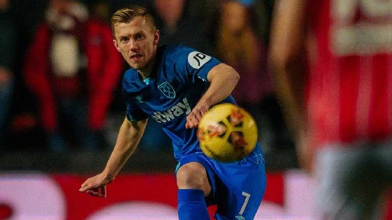 Джеймс Ворд-Праус / Фото ФК Вест Хем Джеймс Ворд-Праус / Фото ФК Вест Хем