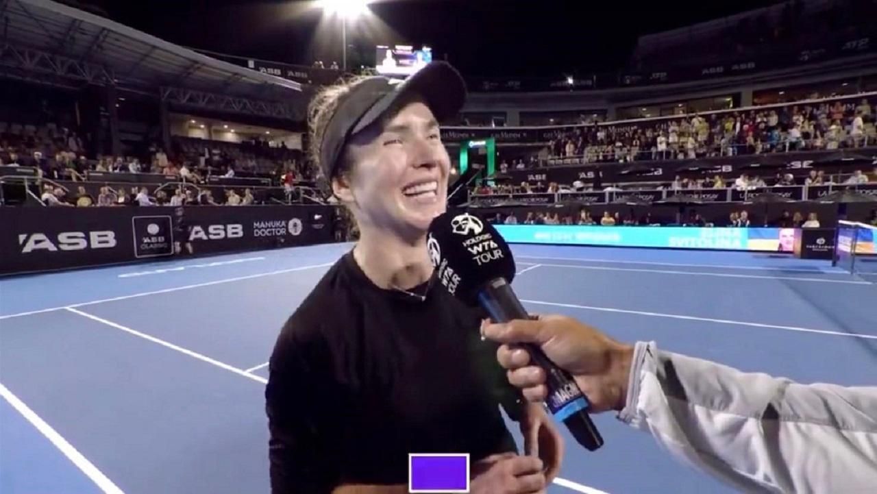 Элина Свитолина / Скриншот трансляции