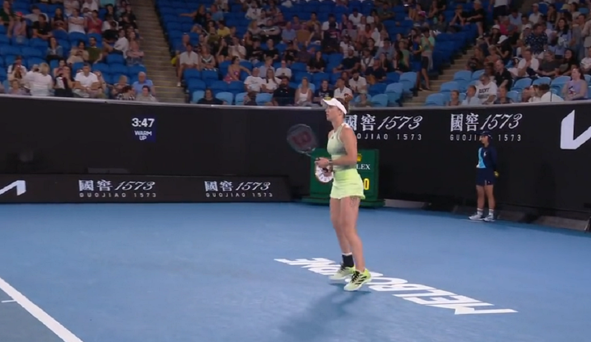 Элина Свитолина / Скриншот трансляции