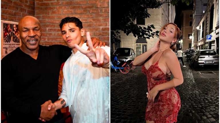 Майк Тайсон, Райан Гарсия и Андреа Селина / Коллаж Спорт 24 Майк Тайсон, Райан Гарсия и Андреа Селина / Коллаж Спорт 24