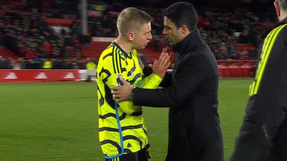 Олександр Зінченко та Мікель Артета