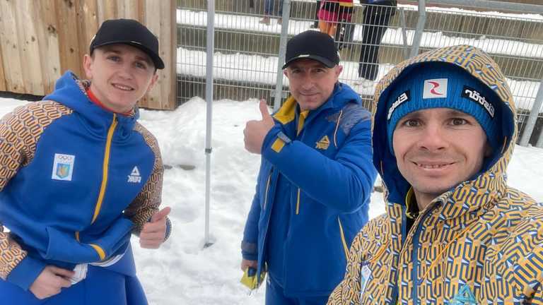 Євген Марусяк та Віталій Калініченко з тренером Володимиром Бощуком / Фото з відкритих джерел Євген Марусяк та Віталій Калініченко з тренером Володимиром Бощуком / Фото з відкритих джерел