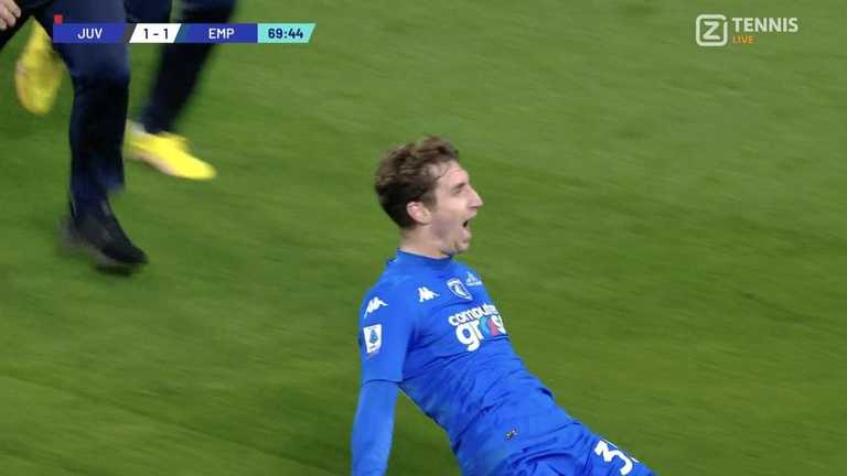 Ювентус – Емполі / Скришот трансляцї Ювентус – Емполі / Скришот трансляцї