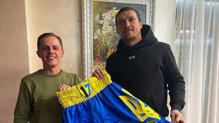 Єгор Голуб і Олександр Усик / Фото instagram.com/usykaa Єгор Голуб і Олександр Усик / Фото instagram.com/usykaa