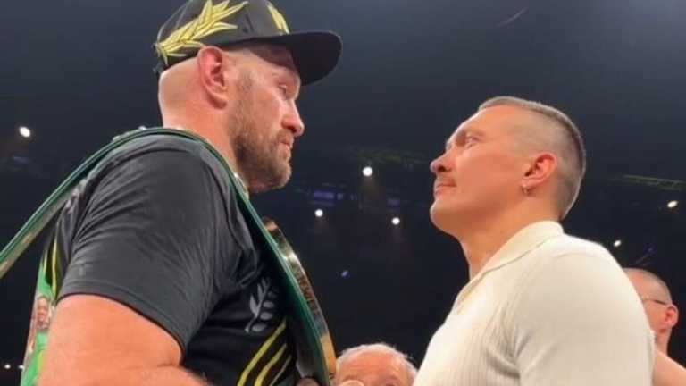 Усик – Фьюри / Фото с открытых источников Усик – Фьюри / Фото с открытых источников