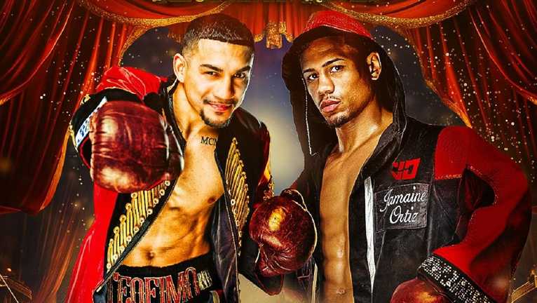 Теофімо Лопес – Джемейн Ортіс / Постер від Top Rank Теофімо Лопес – Джемейн Ортіс / Постер від Top Rank