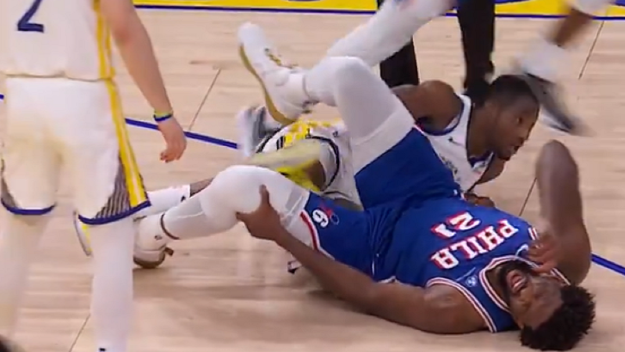 Джоэл Эмбиид / Скриншот трансляции Джоэл Эмбиид / Скриншот трансляции