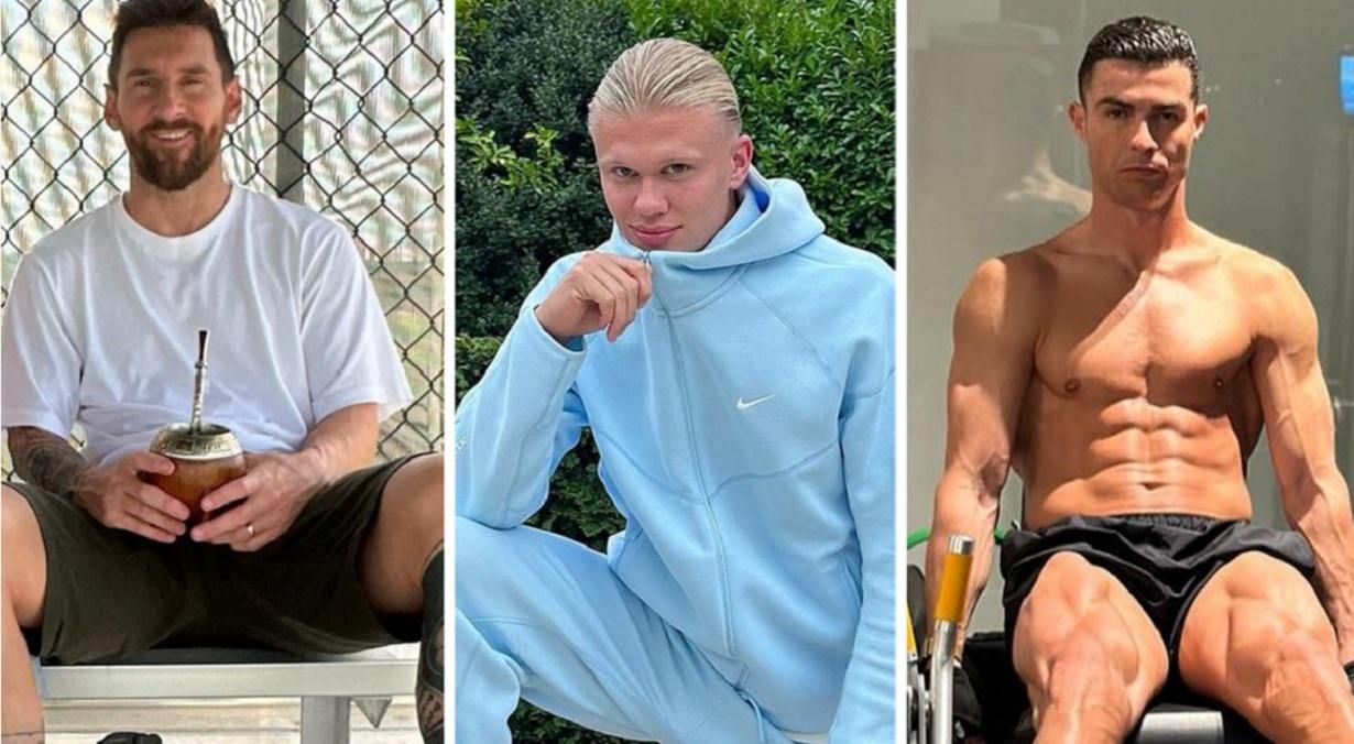 Мессі, Холанд, Роналду / Фото з Instagram