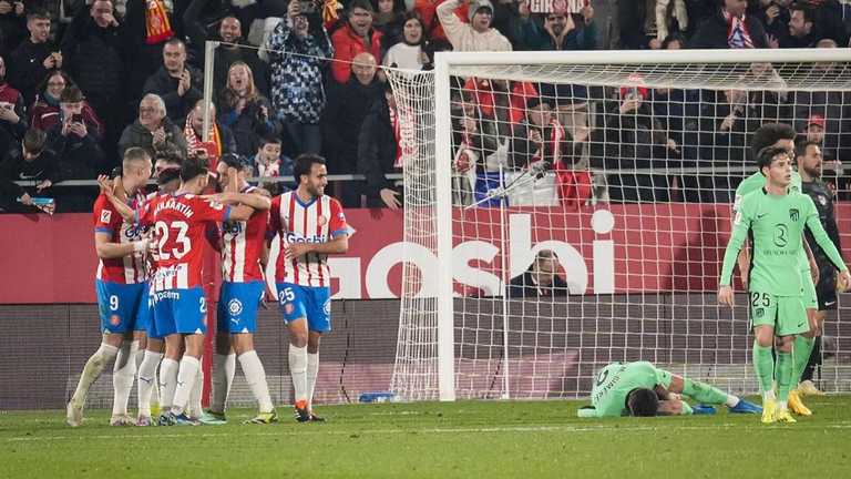 Жирона празднует гол / Фото EFE Жирона празднует гол / Фото EFE