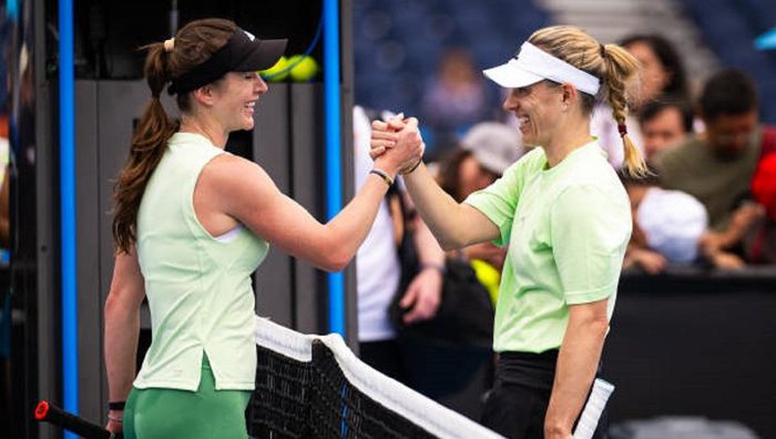 Свитолина готовится к старту на Australian Open с Кербер: "Просто две мамы поиграли в теннис"