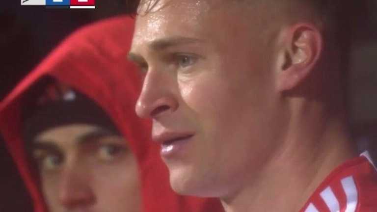 Кімміх під час матчу / Скріншот з трансляції Кімміх під час матчу / Скріншот з трансляції