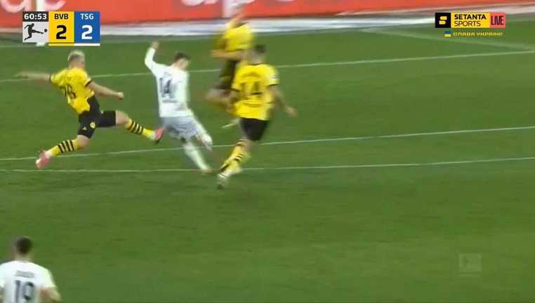 Хоффенхайм здолав Борусію Д / Скріншот з трансляції Хоффенхайм здолав Борусію Д / Скріншот з трансляції