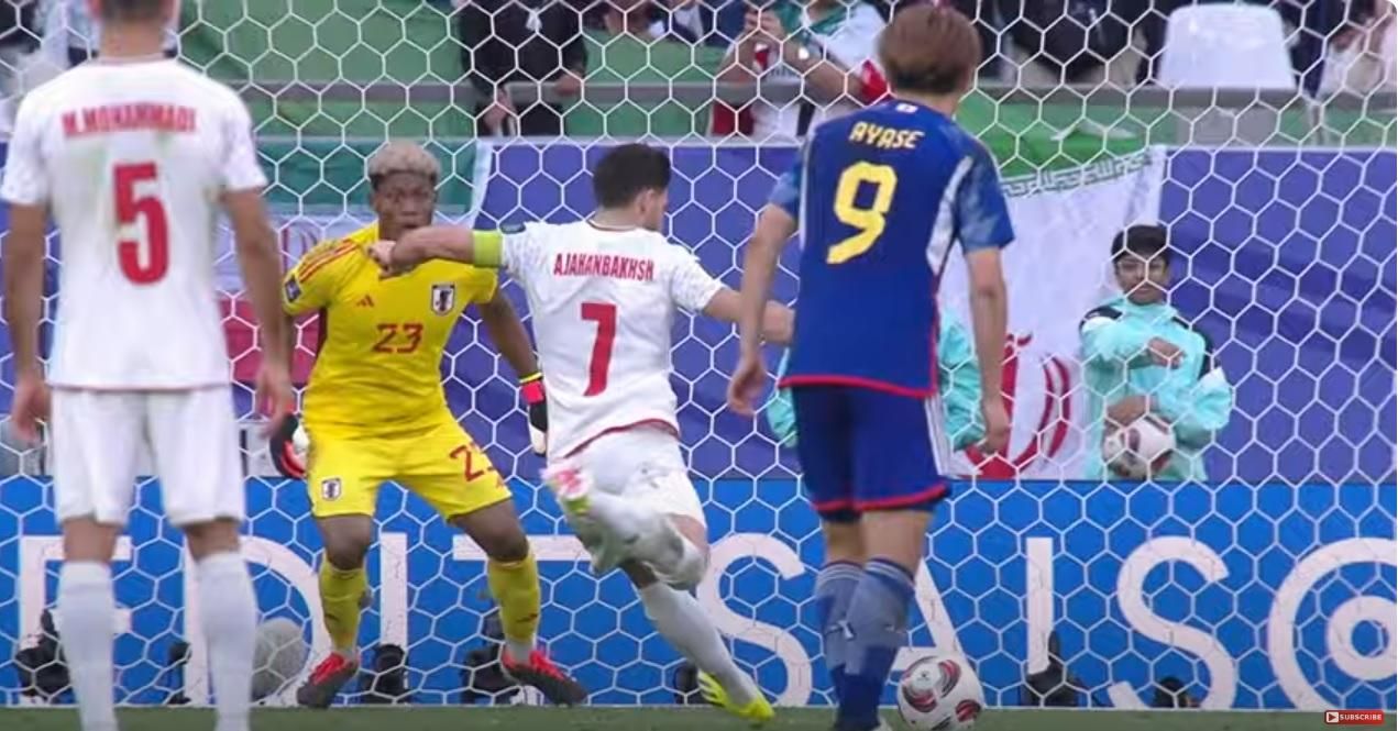 Іран обіграв Японію / Скріншот з трансляції