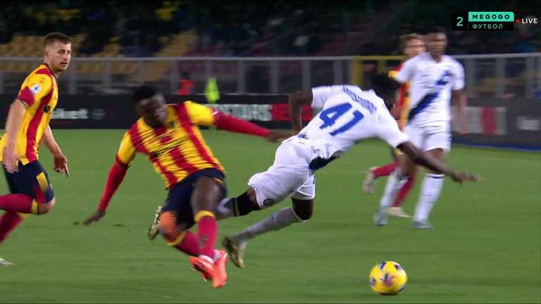 Лечче – Інтер / скріншот трансляції Лечче – Інтер / скріншот трансляції