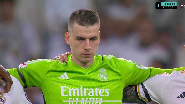 Андрій Лунін / Скріншот з трансляції Андрій Лунін / Скріншот з трансляції