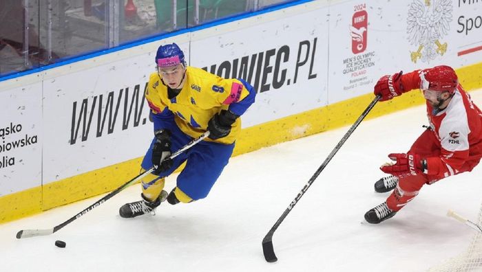 Сборная Украины по хоккею в серии буллитов победила Польшу в судьбоносной битве отбора на Олимпиаду-2026