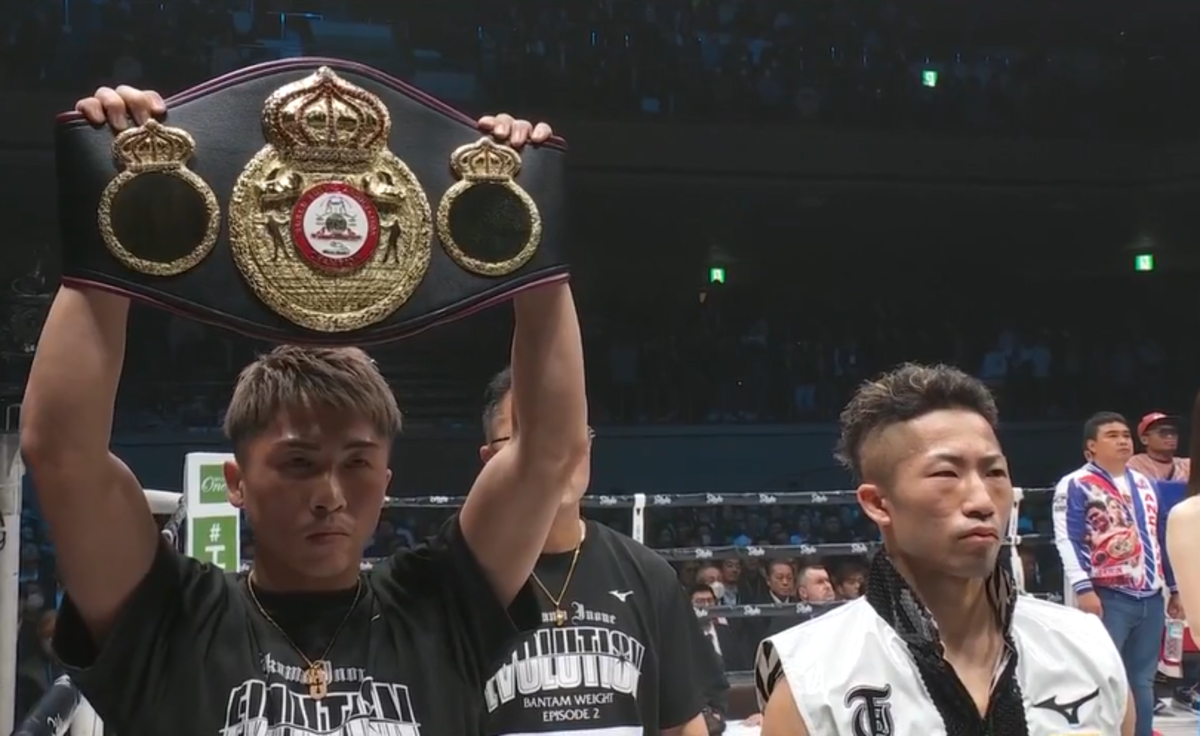 Такума Іноуе після бою / Фото з Twitter