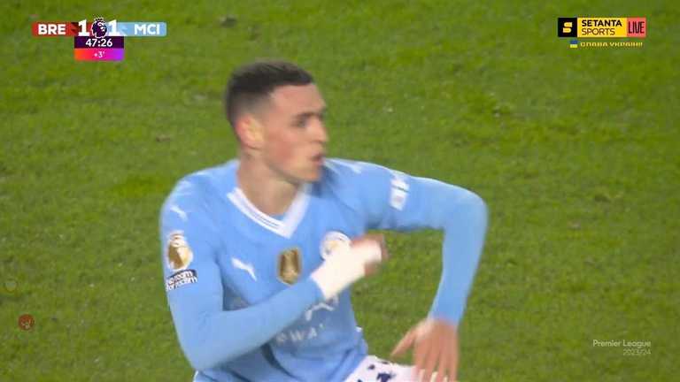 Фил Фоден / Скриншот с трансляции Фил Фоден / Скриншот с трансляции