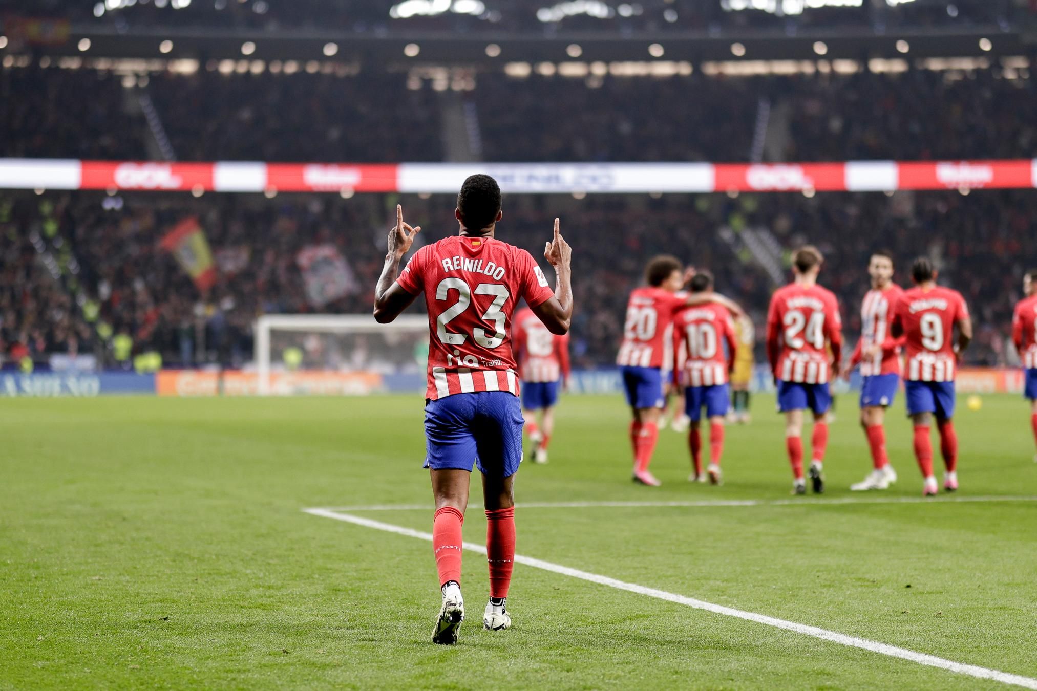Рейнілду святкує гол / Фото ФК Атлетіко