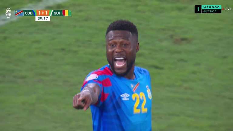 ДР Конго – Гвінея / скріншот трансляції ДР Конго – Гвінея / скріншот трансляції