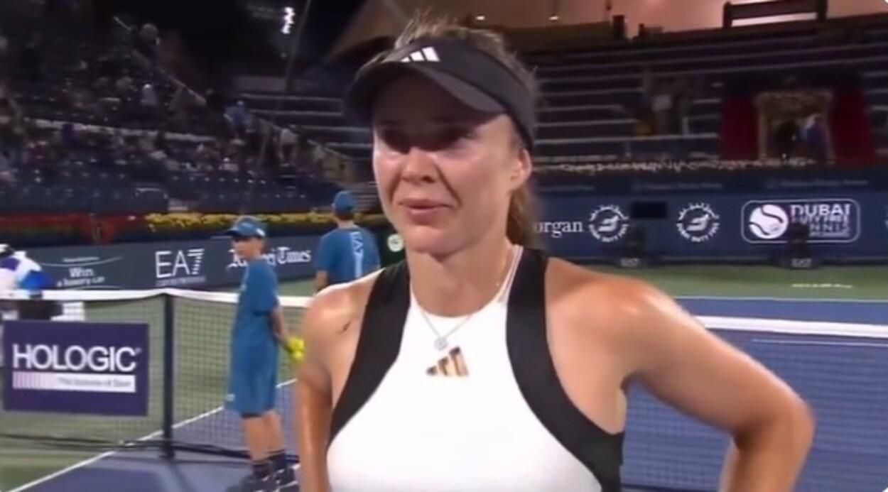 Світоліна після матчу / Скріншот з відео