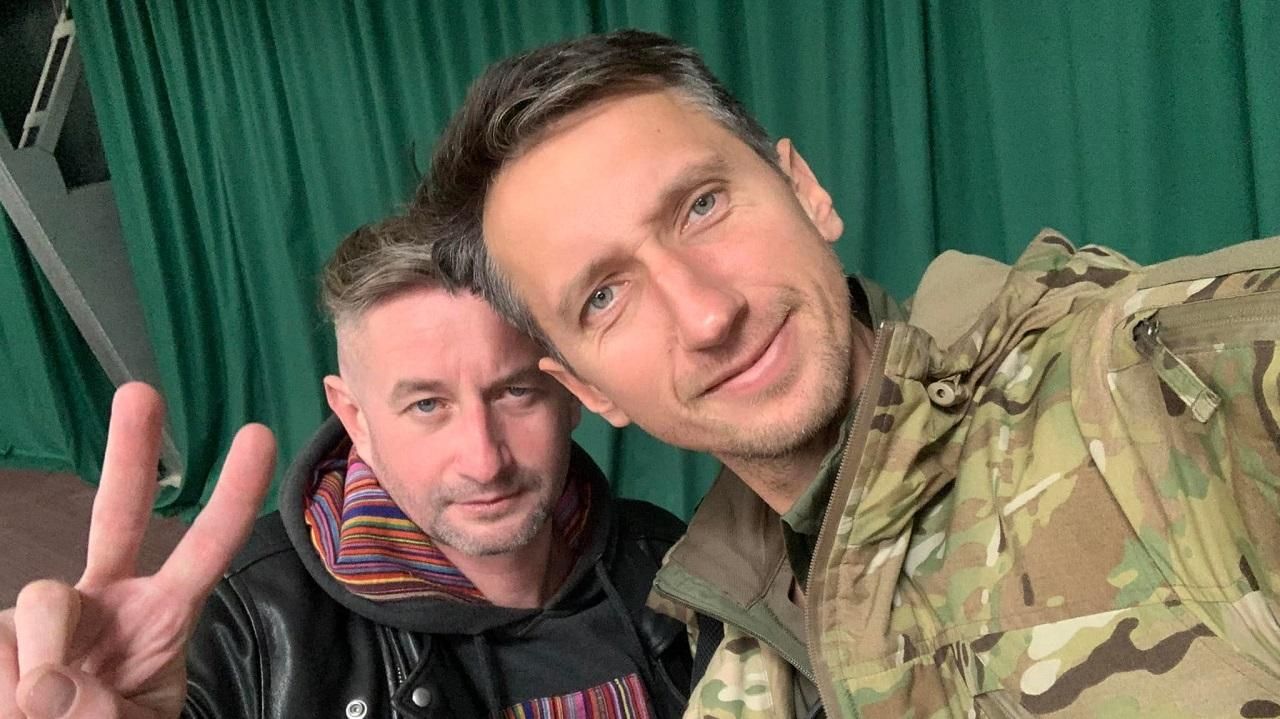 Сергій Стаховський та Сергій Жадан / Фото: facebook.com/StakoTennis