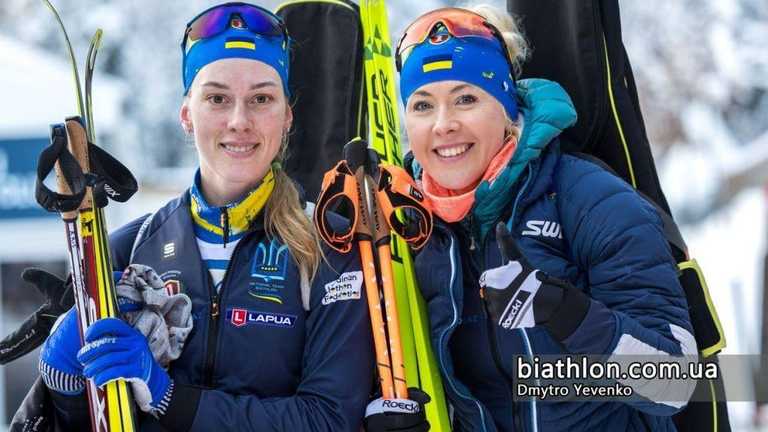 Христина Дмитренко та Юлія Джима / Фото Biathlon.com.ua / Dmytro Yevenko Христина Дмитренко та Юлія Джима / Фото Biathlon.com.ua / Dmytro Yevenko