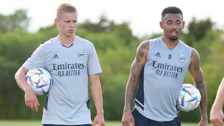 Александр Зинченко и Габриэл Жезус / Фото из соцсетей Александр Зинченко и Габриэл Жезус / Фото из соцсетей