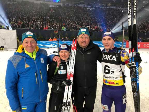 Меркушина и Пидручный с тренерами / Фото из открытых источников Меркушина и Пидручный с тренерами / Фото из открытых источников