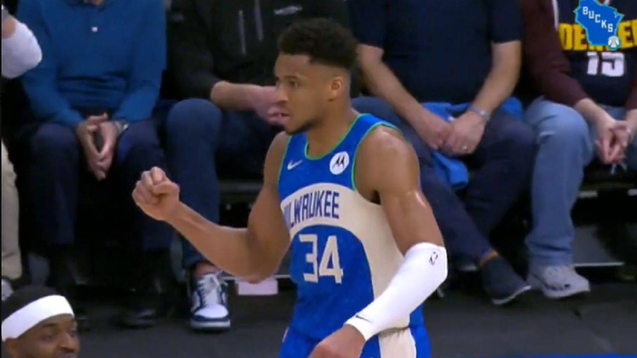 Яннис Адетокунбо / Скриншот трансляции Яннис Адетокунбо / Скриншот трансляции