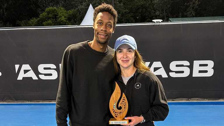 Гаель Монфіс та Еліна Світоліна / Фото: https://twitter.com/Gael_Monfils Гаель Монфіс та Еліна Світоліна / Фото: https://twitter.com/Gael_Monfils