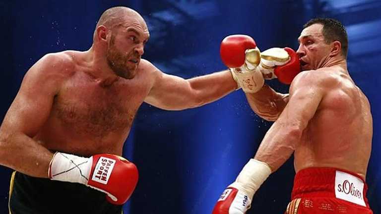 Тайсон Ф’юрі та Володимир Кличко / Фото Marca Тайсон Ф’юрі та Володимир Кличко / Фото Marca