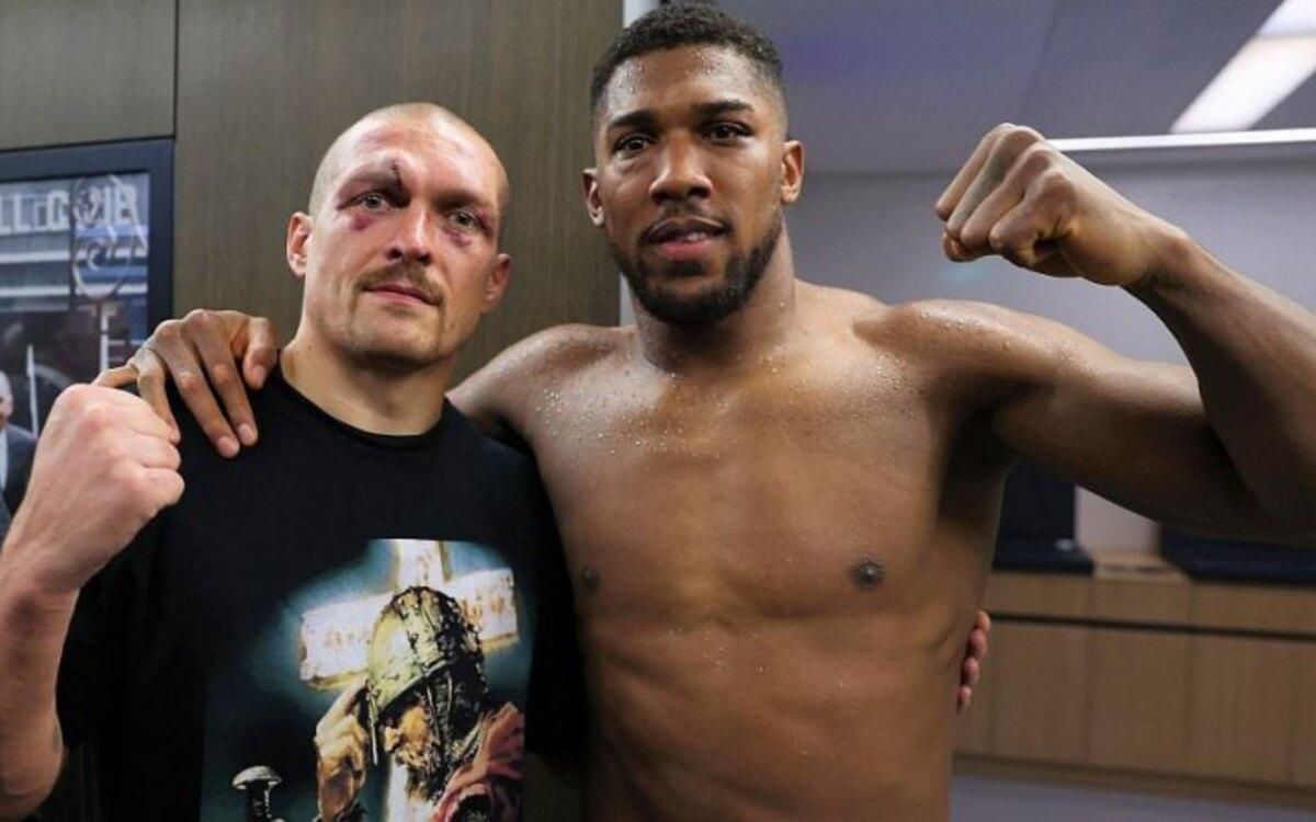 Усик та Джошуа / Фото Sky Sports