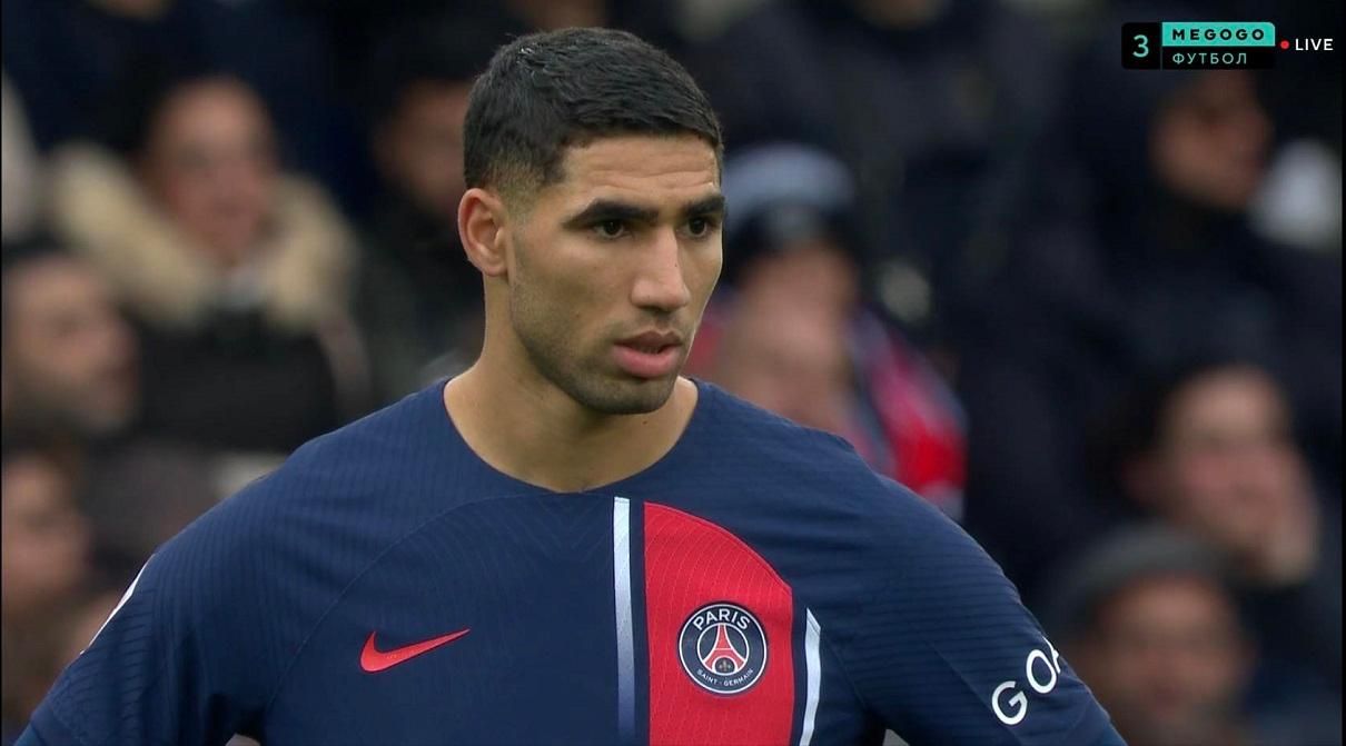 Ашраф Хакими / Скриншот из трансляции