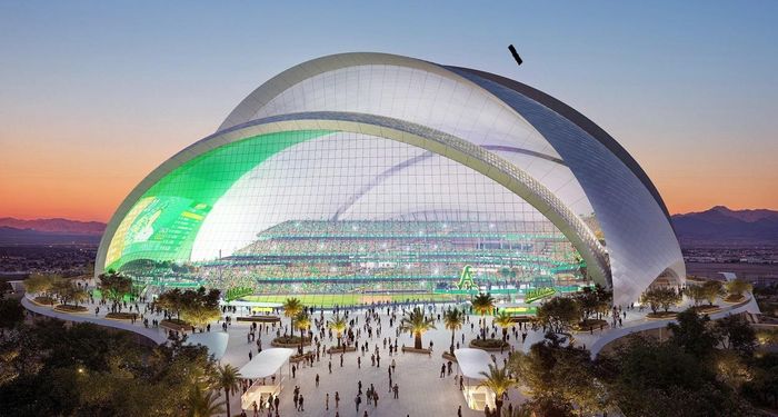 В Городе грехов построят футуристический стадион за 1,5 миллиарда – бейсбол будут играть в "опере"