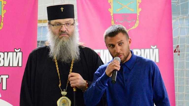 Митрополит РПЦ в Україні Лука і Василь Ломаченко / Фото: Духовний фронт України Митрополит РПЦ в Україні Лука і Василь Ломаченко / Фото: Духовний фронт України