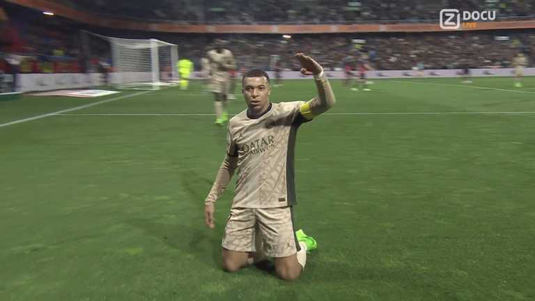 Кіліан Мбаппе / Скріншот з трансляції Кіліан Мбаппе / Скріншот з трансляції