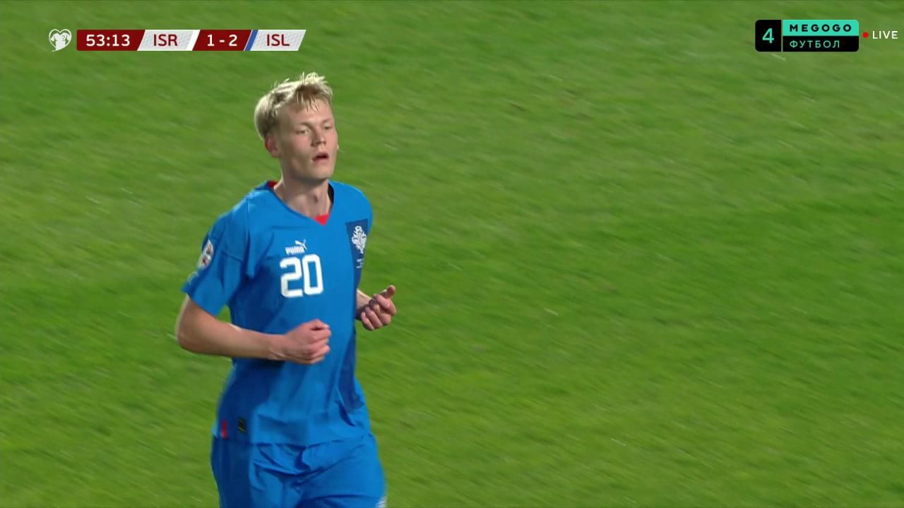 Израиль - Исландия / скриншот трансляции