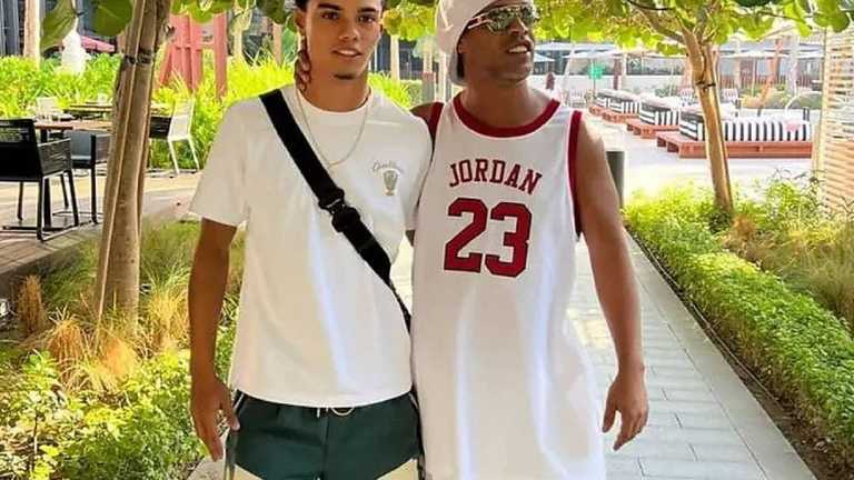 Роналдінью з сином / Фото з відкритих джерел Роналдінью з сином / Фото з відкритих джерел