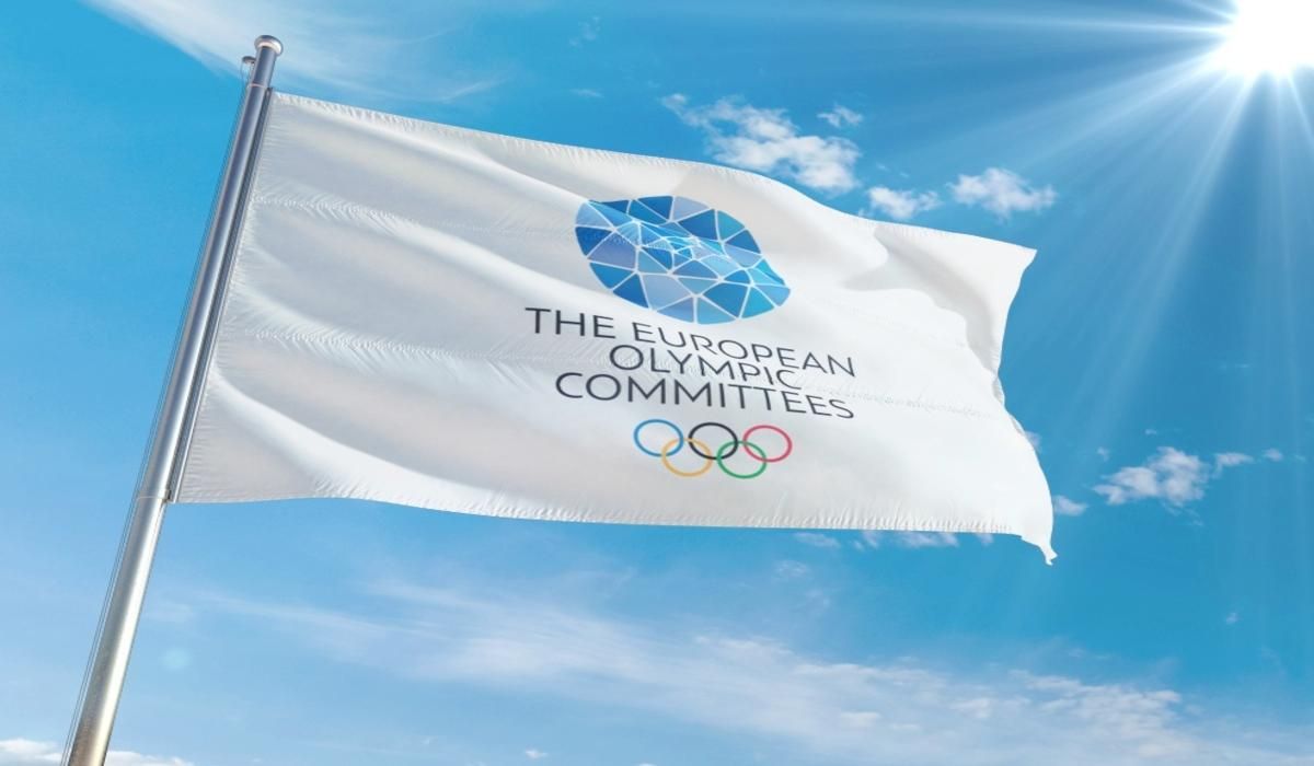 Флаг Европейского олимпийского комитета / The European Olympic Committees