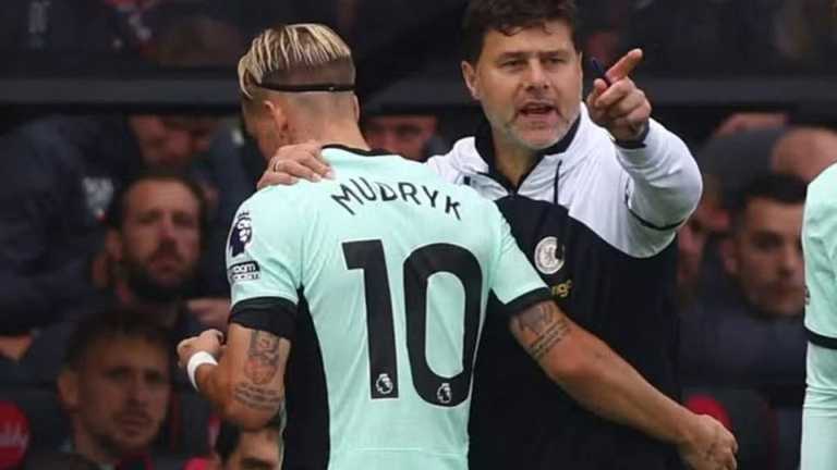 Михаил Мудрик и Маурисио Почеттино / Стоп-кадр из видео Михаил Мудрик и Маурисио Почеттино / Стоп-кадр из видео